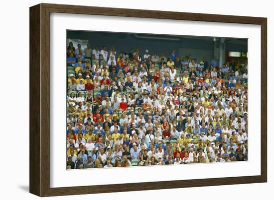 Crowd of Spectators-Bjorn Svensson-Framed Photographic Print