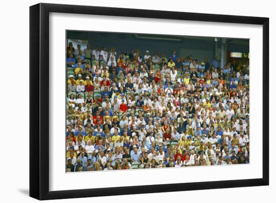 Crowd of Spectators-Bjorn Svensson-Framed Photographic Print