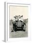 Crowd of Women in Old Car-null-Framed Art Print