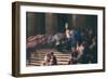 Crowd on the Steps-Clive Nolan-Framed Photographic Print
