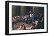 Crowd on the Steps-Clive Nolan-Framed Photographic Print