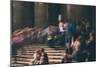 Crowd on the Steps-Clive Nolan-Mounted Photographic Print