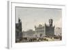 Crowd on the Street in Front of Buildings, Torun, Poland-null-Framed Giclee Print