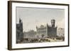 Crowd on the Street in Front of Buildings, Torun, Poland-null-Framed Giclee Print