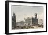 Crowd on the Street in Front of Buildings, Torun, Poland-null-Framed Giclee Print