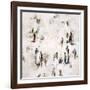 Crowd on the Street-Sydney Edmunds-Framed Giclee Print