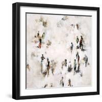 Crowd on the Street-Sydney Edmunds-Framed Giclee Print