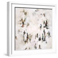 Crowd on the Street-Sydney Edmunds-Framed Giclee Print