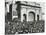 Crowd Outside the Closed East India Dock Gates, Poplar, London, 1897-null-Stretched Canvas