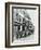 Crowd Outside the Russian Vapour Baths, Brick Lane, Stepney, London, 1904-null-Framed Photographic Print