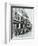 Crowd Outside the Russian Vapour Baths, Brick Lane, Stepney, London, 1904-null-Framed Photographic Print