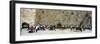 Crowd Praying in Front of a Stone Wall, Wailing Wall, Jerusalem, Israel-null-Framed Photographic Print