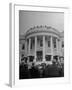 Crowd Standing Outside White House During Inauguration of President Franklin D. Roosevelt-null-Framed Photographic Print