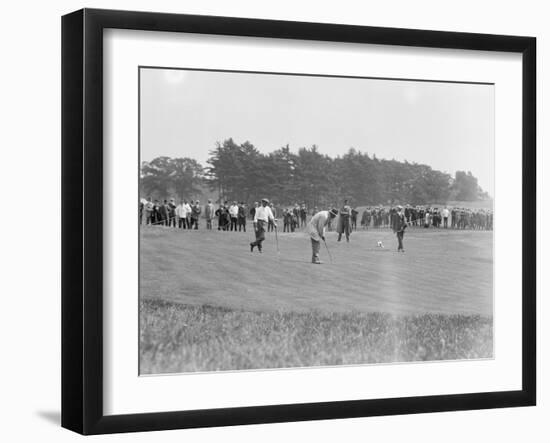 Crowd Watching Golf Tournament-null-Framed Photographic Print