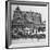 Crowd Watching Hockey Game Outside Palace Hotel-null-Framed Photographic Print