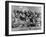 Crowd Yelling and Whooping It Up in the Stands at the Texas A&M Vs Villanova Football Game-Joe Scherschel-Framed Photographic Print