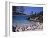 Crowded Beach at Portinatx, Ibiza, Baleares, (Spain)-J Lightfoot-Framed Photographic Print