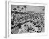 Crowded Beach-null-Framed Photographic Print