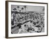Crowded Beach-null-Framed Photographic Print