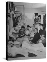 Crowded Living Quarters of Japanese American Family Interned in a Relocation Camp-Hansel Mieth-Stretched Canvas