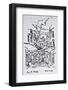 Crowded pedestrian streets, Guerande, Loire-Atlantique, France-Richard Lawrence-Framed Photographic Print