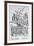 Crowded pedestrian streets, Guerande, Loire-Atlantique, France-Richard Lawrence-Framed Photographic Print