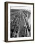 Crowded Yard Filled with Freight Cars-Peter Stackpole-Framed Photographic Print