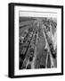 Crowded Yard Filled with Freight Cars-Peter Stackpole-Framed Photographic Print