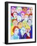 Crowded-Diana Ong-Framed Giclee Print