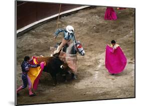 Crowds at a Stadium for a Bullfight, Quito, Ecuador-Paul Harris-Mounted Photographic Print