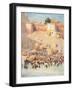 Crowds at Benares, India-null-Framed Art Print