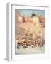 Crowds at Benares, India-null-Framed Art Print