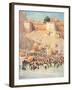 Crowds at Benares, India-null-Framed Art Print