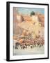 Crowds at Benares, India-null-Framed Art Print