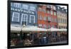 Crowds at Cafes and Restaurants, Nyhavn, Copenhagen, Denmark-Inger Hogstrom-Framed Photographic Print