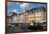 Crowds at Cafes and Restaurants, Nyhavn, Copenhagen, Denmark-Inger Hogstrom-Framed Photographic Print