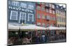 Crowds at Cafes and Restaurants, Nyhavn, Copenhagen, Denmark-Inger Hogstrom-Mounted Photographic Print