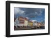 Crowds at Cafes and Restaurants, Nyhavn, Copenhagen, Denmark-Inger Hogstrom-Framed Photographic Print