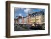 Crowds at Cafes and Restaurants, Nyhavn, Copenhagen, Denmark-Inger Hogstrom-Framed Photographic Print