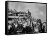 Crowds at Cape Canaveral, Florida at Time of Commander Alan Shepard's Space Flight-Ralph Morse-Framed Stretched Canvas