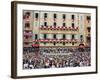 Crowds at El Palio Horse Race Festival, Piazza Del Campo, Siena, Tuscany, Italy, Europe-Christian Kober-Framed Photographic Print