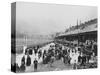 Crowds at Hong Kong Racecourse-null-Stretched Canvas