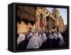 Crowds Celebrating Christian Festival of Easter Sunday, Lima, Peru, South America-Oliviero Olivieri-Framed Stretched Canvas