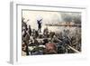 Crowds Cheer Speaker at Republican Convention Which nominated Theodore Roosevelt, Chicago, 1900-null-Framed Giclee Print