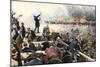 Crowds Cheer Speaker at Republican Convention Which nominated Theodore Roosevelt, Chicago, 1900-null-Mounted Giclee Print