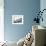 Crowds Enjoy the Beach Below the Cliff House-null-Framed Photographic Print displayed on a wall