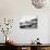 Crowds Enjoy the Beach Below the Cliff House-null-Photographic Print displayed on a wall