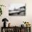 Crowds Enjoy the Beach Below the Cliff House-null-Photographic Print displayed on a wall