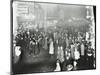Crowds in Deptford High Street Shopping after Dark, London, 1913-null-Mounted Premium Photographic Print