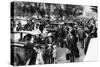 Crowds in Front of the Station, Orsay, Paris, 1931-Ernest Flammarion-Stretched Canvas